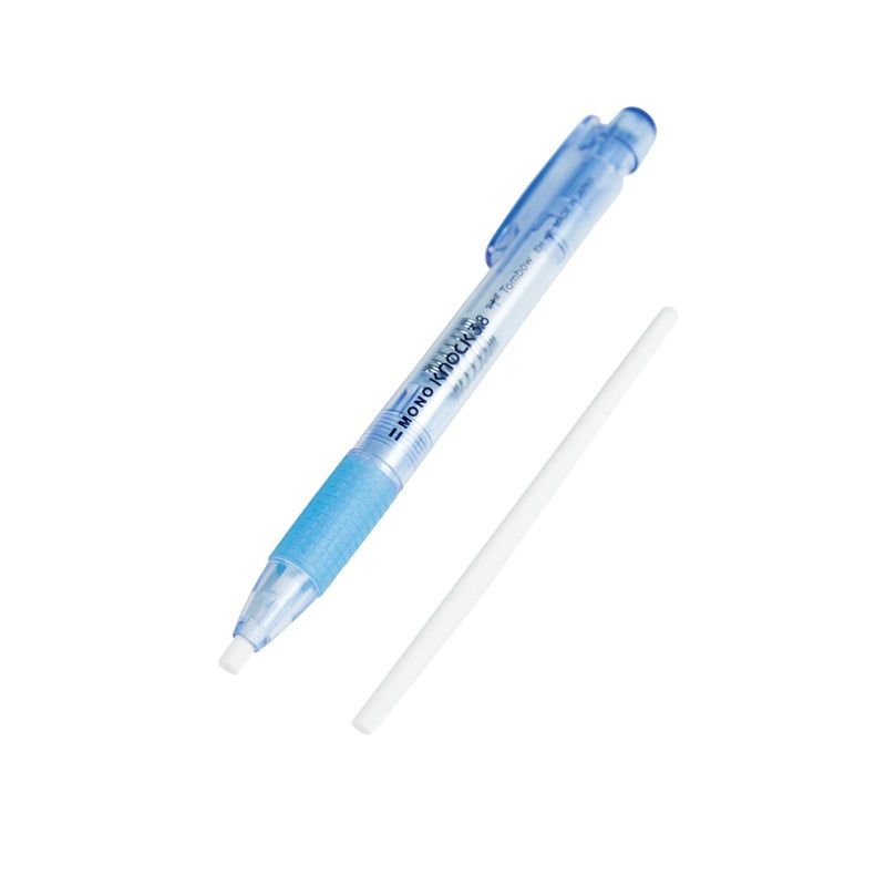 Tombow Mono Knock Eraser, Blue, 1-Pack (82044) - Image 3